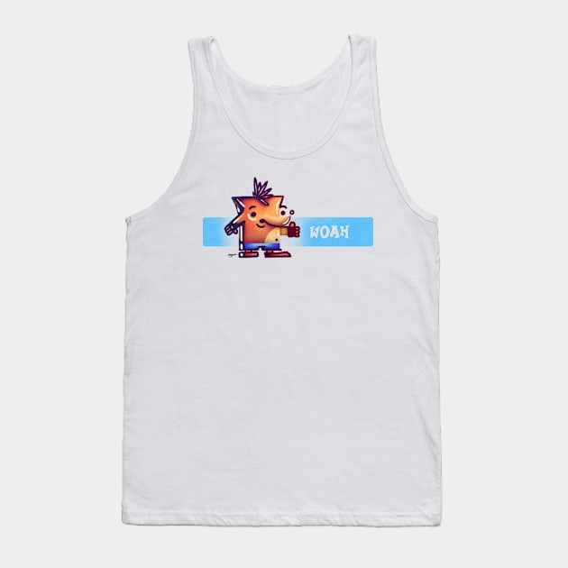 Crash has Something to Say Tank Top by amiibler